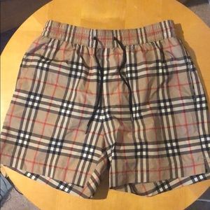 Burberry Men’s 5” inseam short length swim trunk